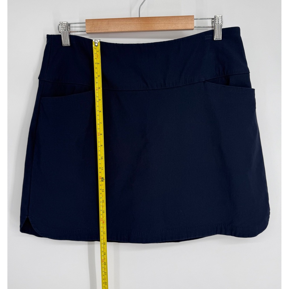 Lady Hagen Womens Navy Blue Golf Skort Built-in Shorts Pockets Sz L - Picture 2 of 11